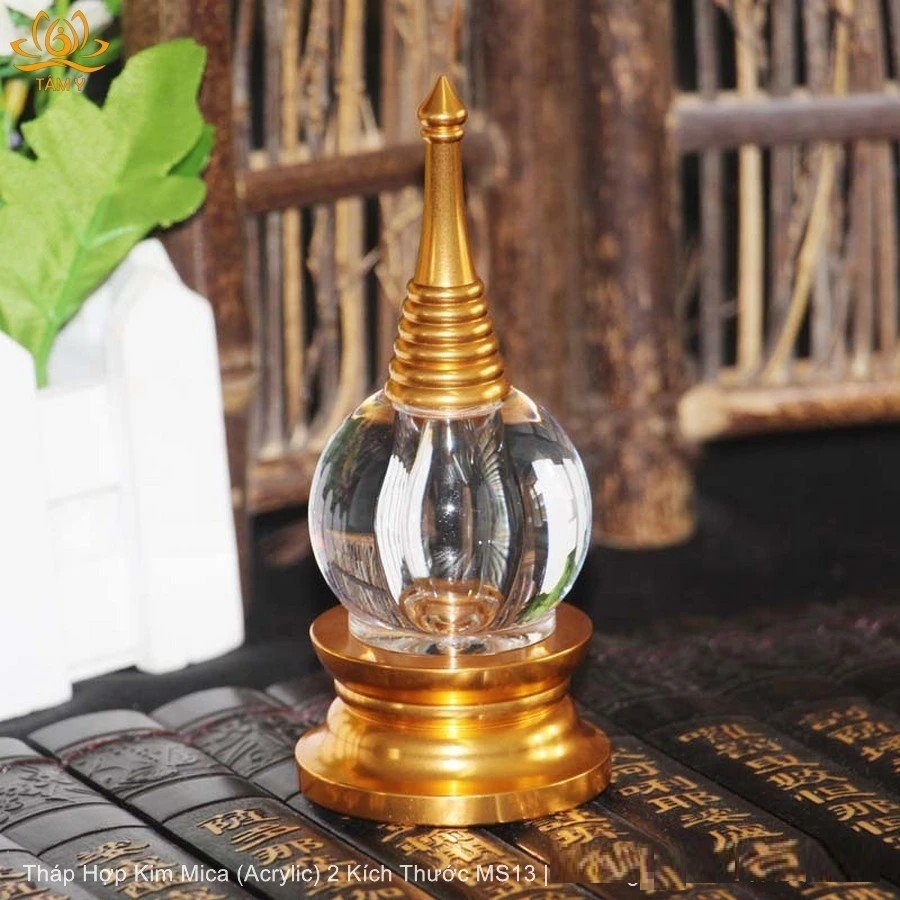 Tháp Xá Lợi Bằng Hợp Kim Mica 2 Kích Thước MS13