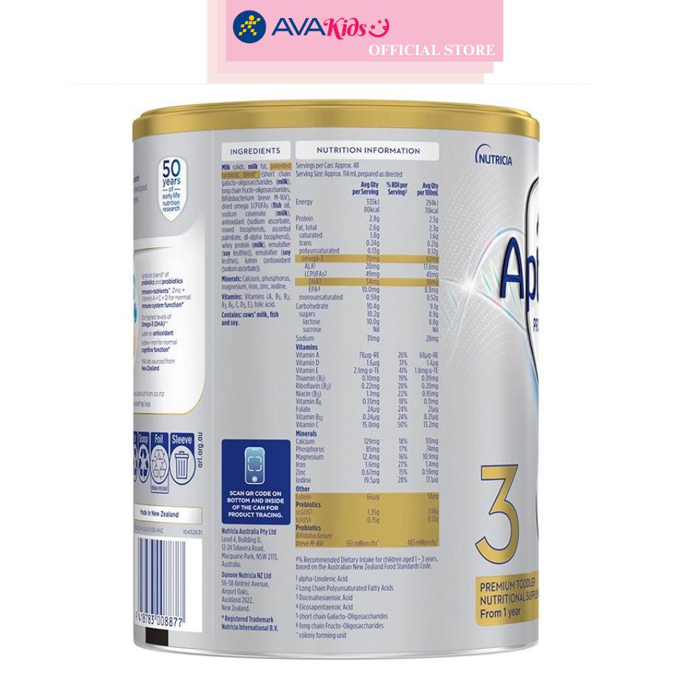 Sữa bột Aptamil Úc Profutura số 3 900g (1 - 3 tuổi)