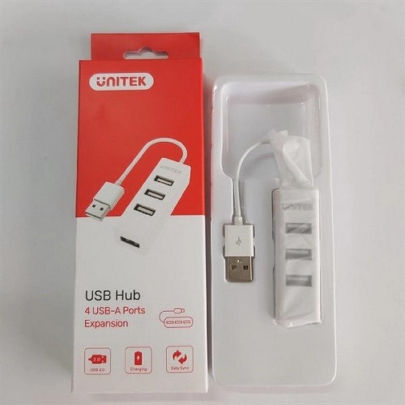 Ổ CHIA CỔNG USB  4-1 USB 2.0 UNITEK (Y-2146) - HÀNG CHÍNH HÃNG