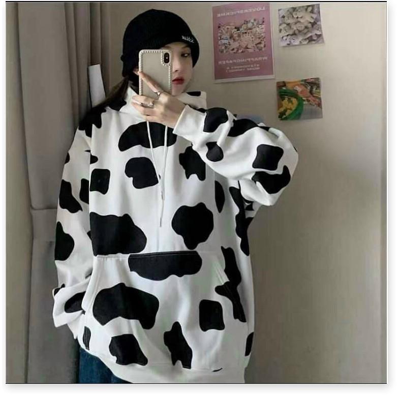 ÁO KHOÁC BÒ SỮA HOODIES UNISEX