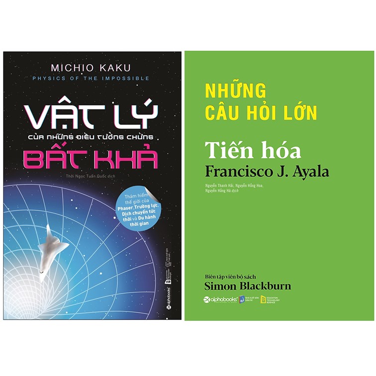 Combo Sách Kiến Thức Bách Khoa : Vật Lý Của Những Điều Tưởng Chừng Bất Khả + Những Câu Hỏi Lớn - Tiến Hóa