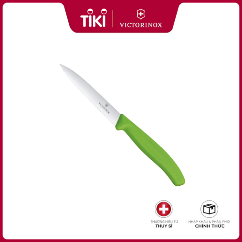 Dao bếp Victorinox Swiss Classic Paring Knife xanh lá 10cm 6.7736.L4