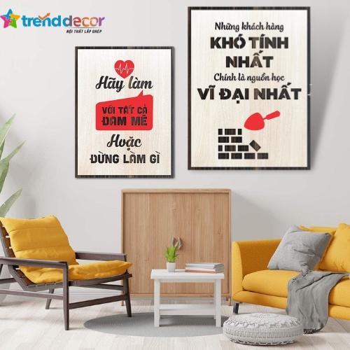 Tranh Treo Tường Gỗ Decor Quán Cà Phê