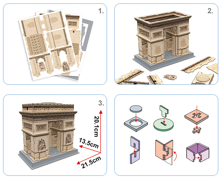 Mô Hình LEGO Architecture 21036  Khải Hoàn Môn LEGO Architecture Arc de  Triomphe