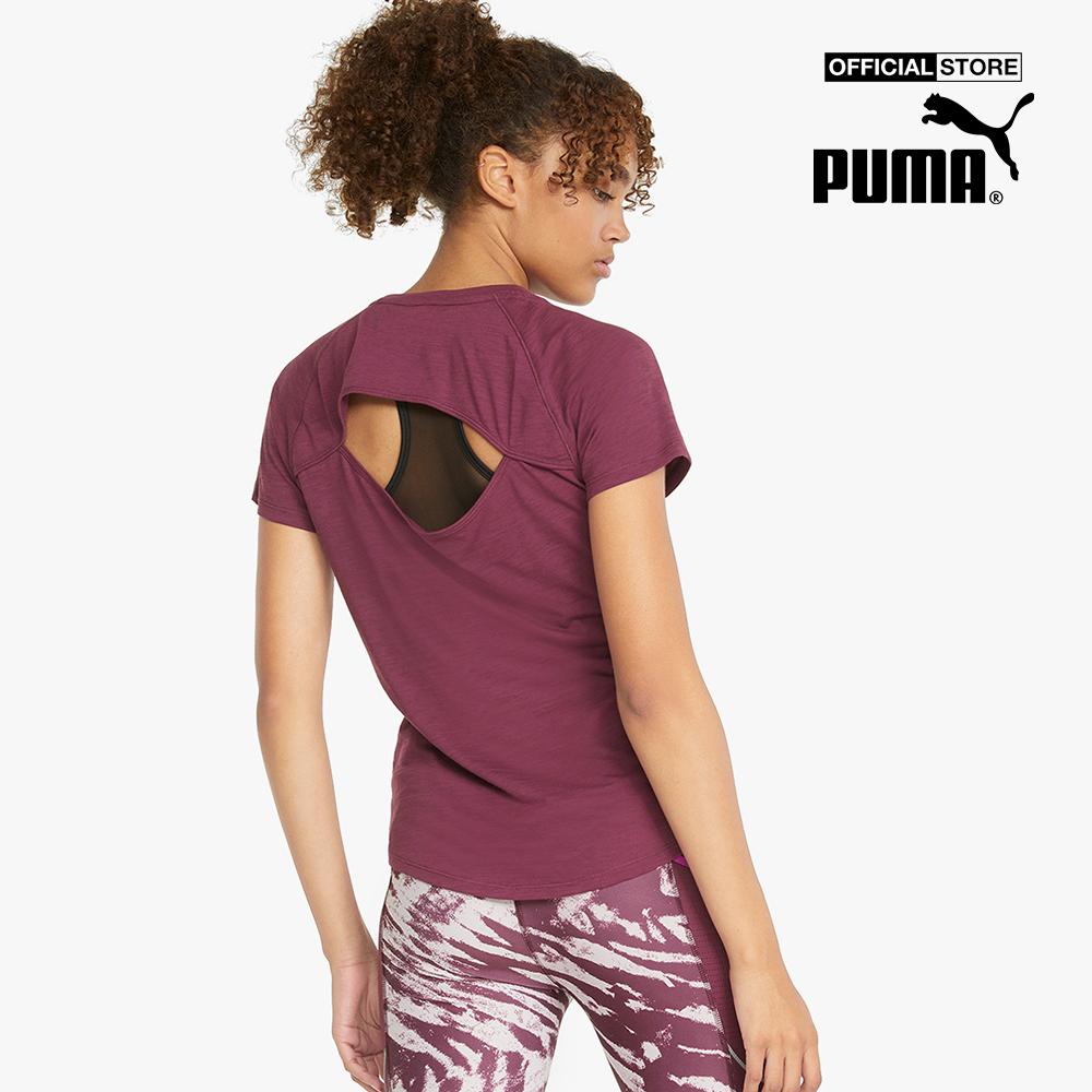 PUMA - Áo thun thể thao nữ ngắn tay 5K Logo 521388