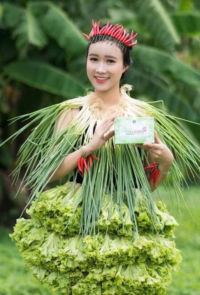 Thực Phẩm Bảo Vệ Sức Khỏe Diệp lục Collagen (Green Collagen Powder) + Tặng kèm Vòng Phong Thủy - đẹp da, chống lão hóa, cân bằng nội tiết