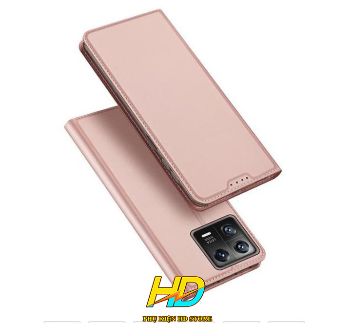 Bao Da Cao Cấp Dành Cho Xiaomi 13 Chính Hãng Dux Ducis Skin Siêu Mỏng- Siêu Mềm - Siêu Mịn, Có Ngăn Đựng Thẻ - Hàng Chính Hãng