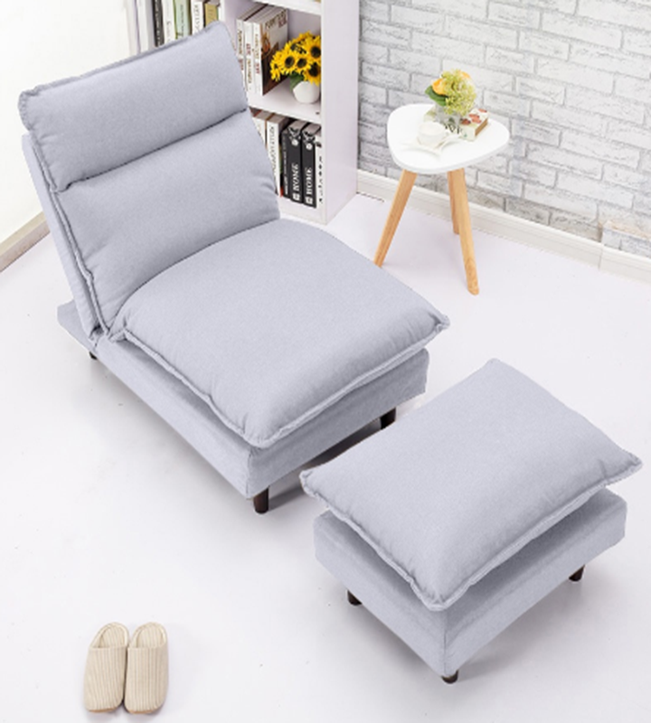 Ghế Sofa Giường Thông Minh Gấp Gọn Cao Cấp Kèm Đôn Ghế, Giường Gấp Đa Năng, Ghế Văn Phòng