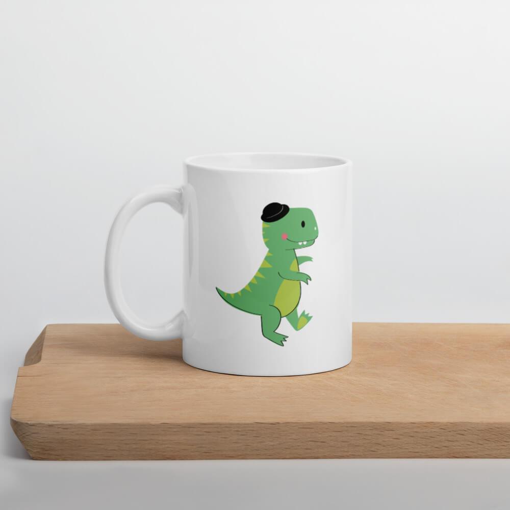 Cốc sứ hình khủng long T-Rex dễ thương