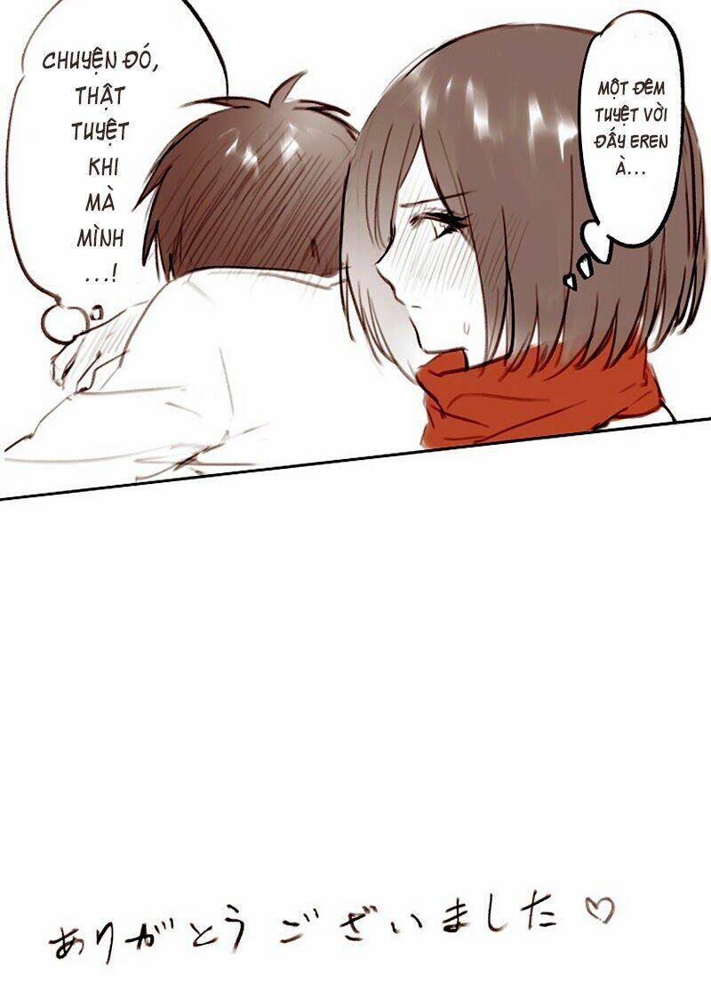 tấn công người khổng lồ - doujinshi eren x mikasa chapter 40 8