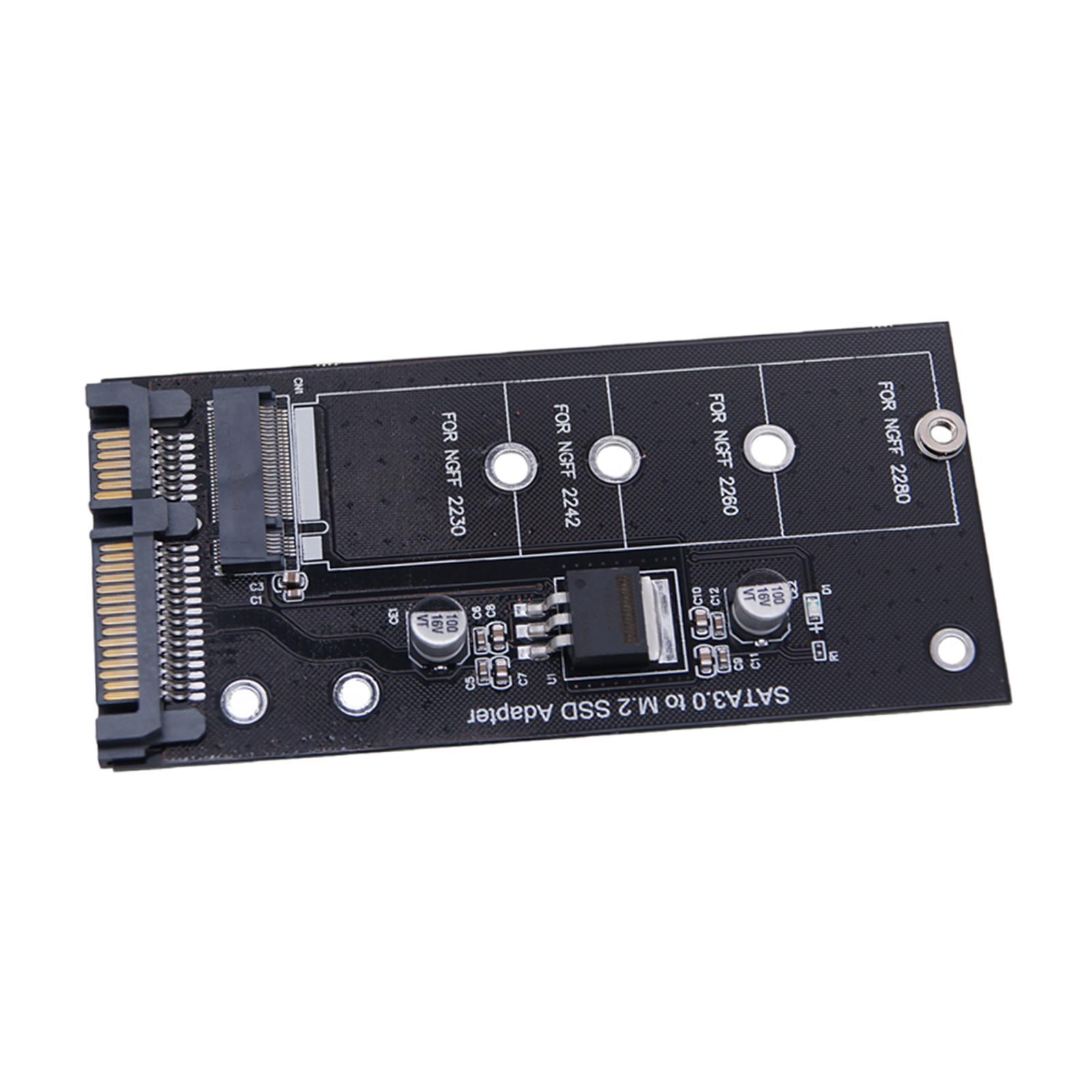 M.2 B Key SSD to SATA 3.0 Adapter SSD to SATA 22Pin Expansion Card for Laptop