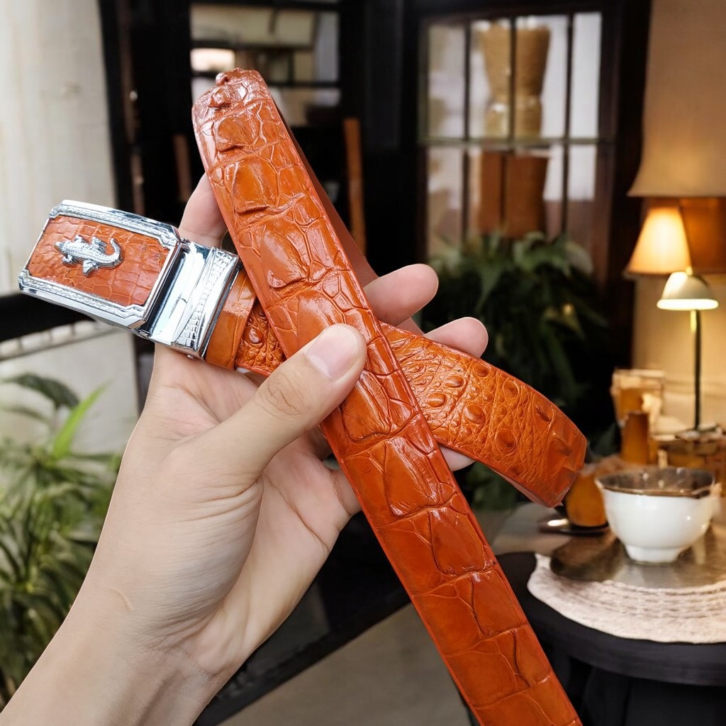 Thắt Lưng Cá Sấu Liền Nguyên Miếng