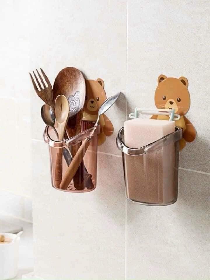 CỐC GẤU CẮM BÀN CHẢI ĐA NĂNG