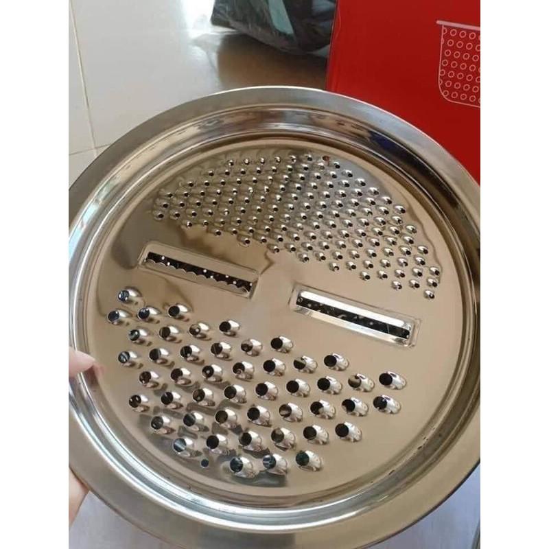 Sét rổ nạo inox 3 in 1 size 26cm đa năng