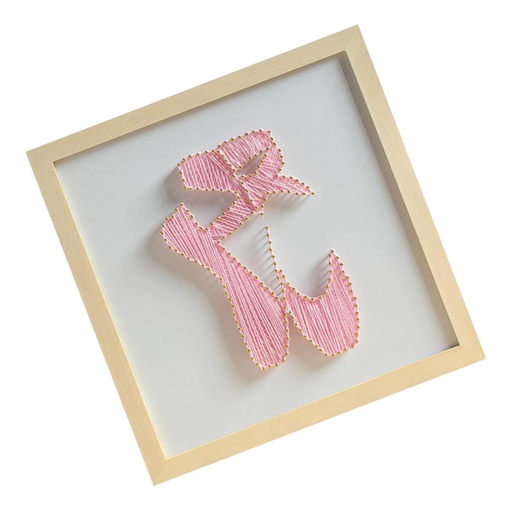 String Art Kit - Dance Shoes String Art, Adult Crafts Kit, Arts and Crafts Set, DIY Kit, Crafts Kit, Kits for Adults, All Crafting Supplies Included