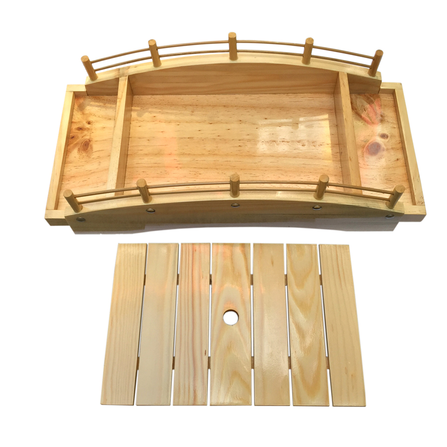 Cầu Gỗ Trang Trí Sushi - Sashimi Nhật Bản 40cm