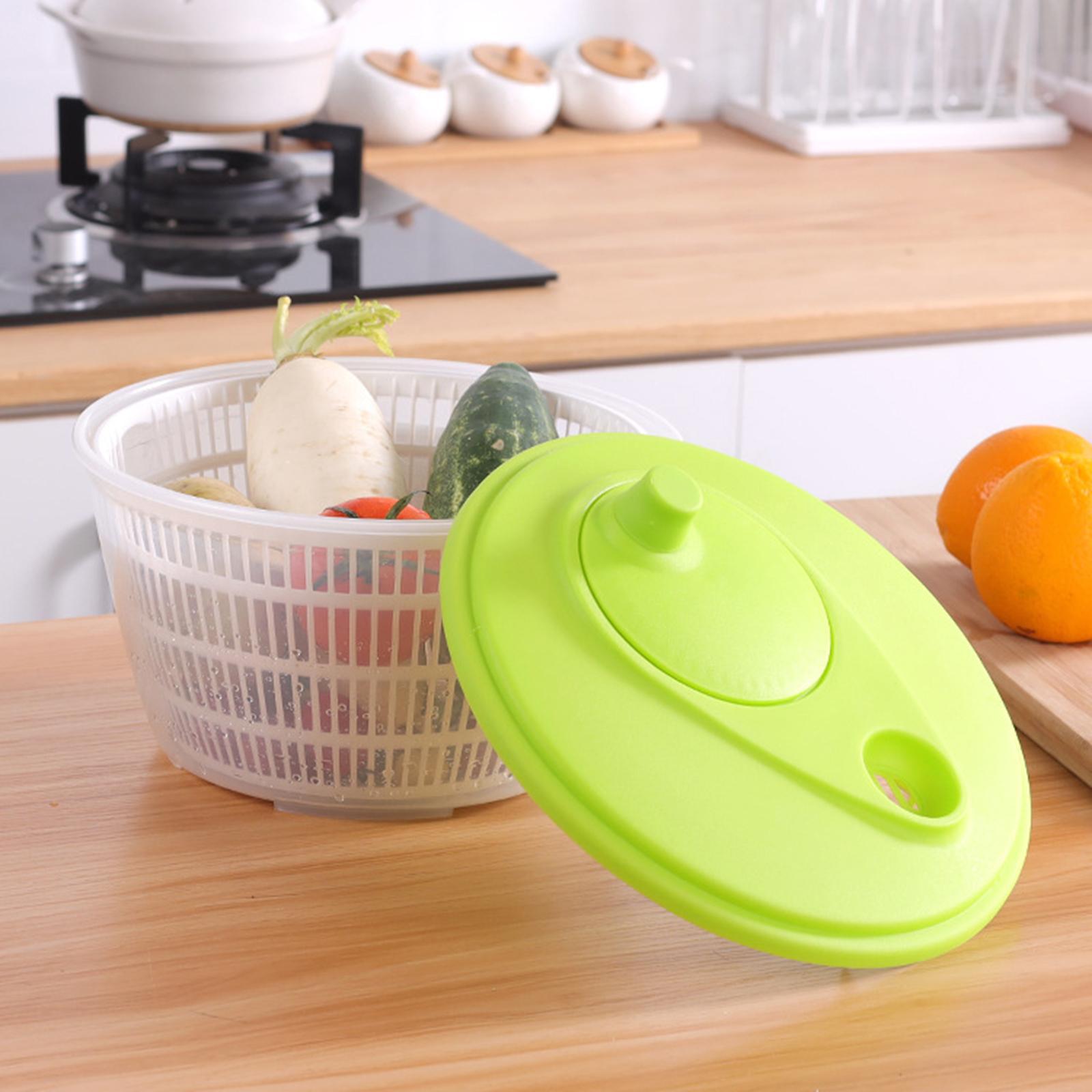Salad 3L with Bowl Colander Vegetable Washer for Cabbage Lettuce Kitchen Spinach Pasta