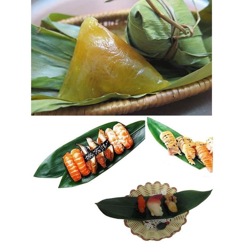 60 lá tre tươi loại to đại gói bánh - hàng sạch nhà trồng, lá chọn to đẹp