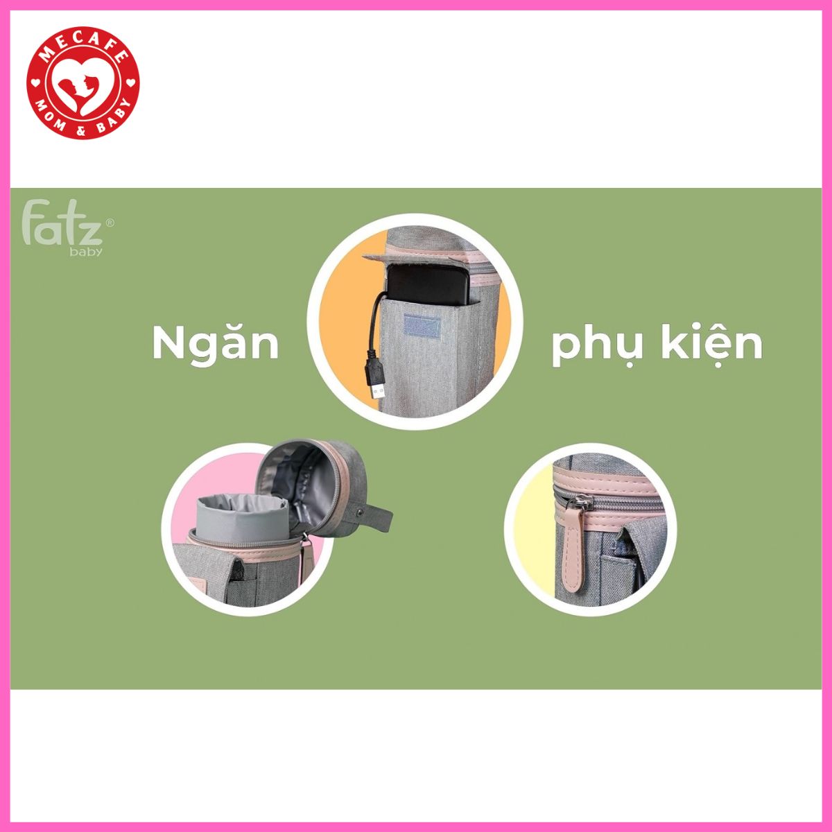 DỤNG CỤ HÂM SỮA XÁCH TAY - READY 3 - FB3103SL (Có ngăn để pin sạc dự phòng)