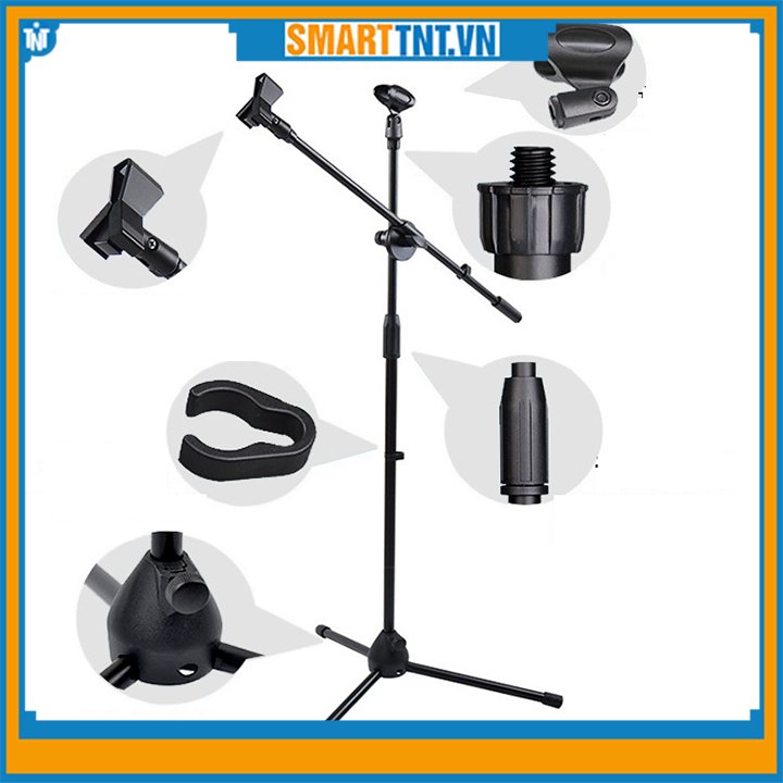 Chân micro đứng Pro Microphone Stands dùng cho phòng thu và sân khấu mới