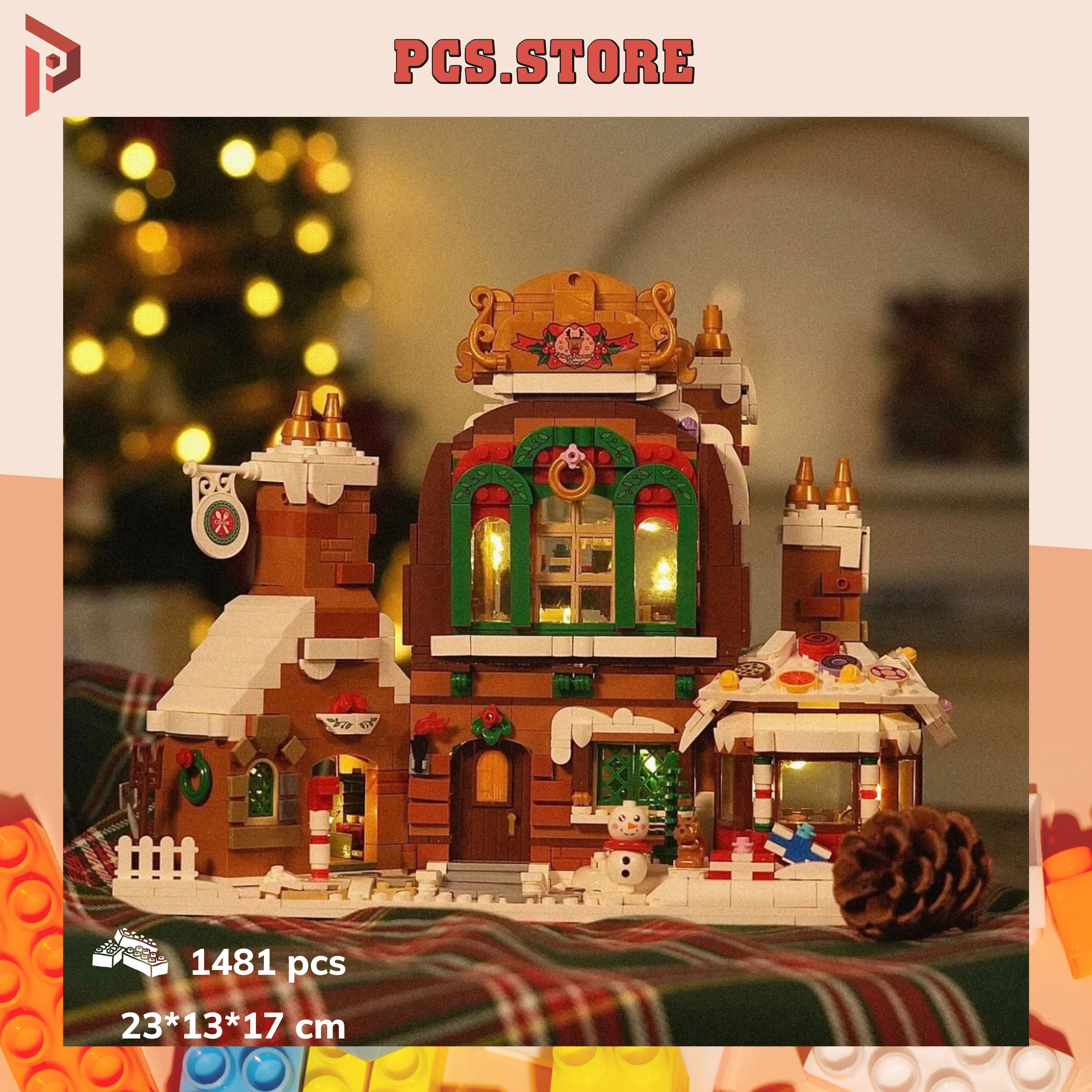 Đồ Chơi Lắp Ráp Mô Hình Ngôi Nhà Bánh Gừng Noel - PCS STORE