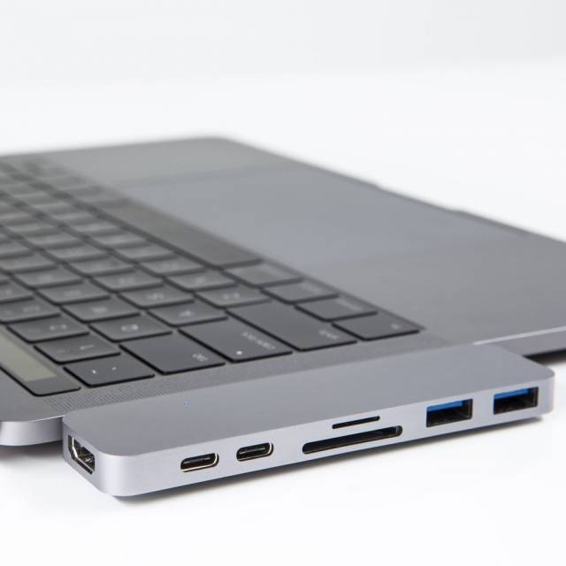Cổng Chuyển HyperDrive DUAL USB-C Hub For MacBook Pro 13''15" 2016/2017/2018 - Hàng Chính Hãng