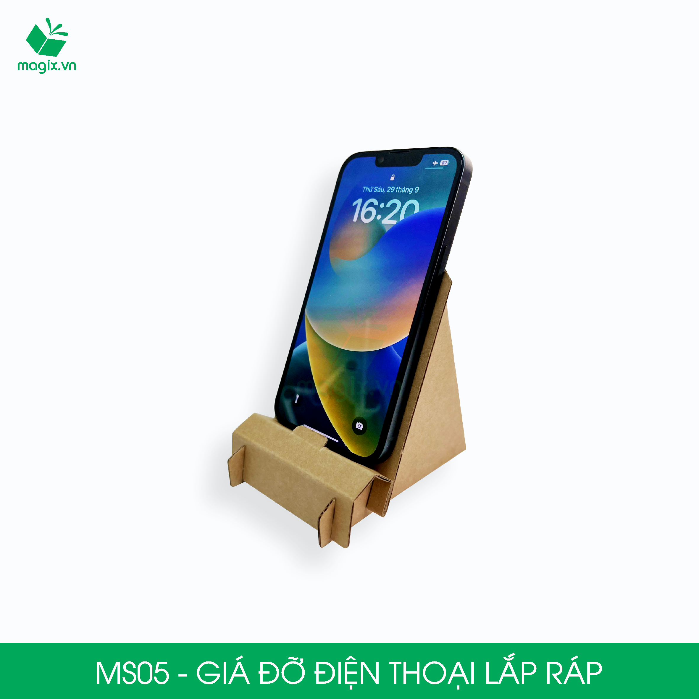 MS05 - Giá đỡ điện thoại, giá đỡ dành cho ipad , kệ máy tính bảng, kệ điện thoại lắp ráp bằng giấy siêu cứng hàng chính hãng