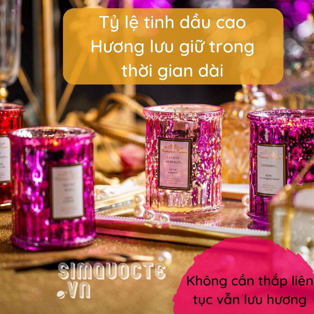 Nến thơm tinh dầu thiên nhiên 3 tầng hương Romantic Times