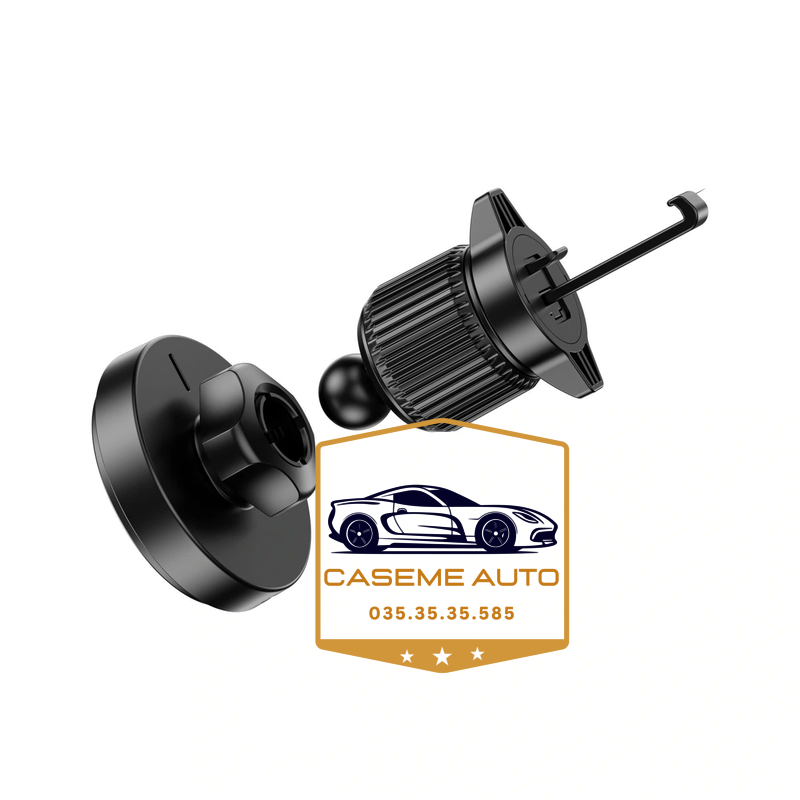 Bộ Sạc Không Dây Từ Tính Gắn Xe Ô Tô CH-325 15W Chuẩn Qi2.0, Xoay 360°, Gắn Cửa Gió Điều Hòa Ô Tô - Hàng Chính Hãng