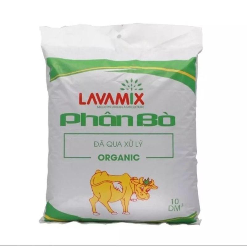 Phân Bò Hữu Cơ Lavamix Túi Lớn 10dm3 Chuyên Trồng Rau Sạch Đã Qua Xử Lý