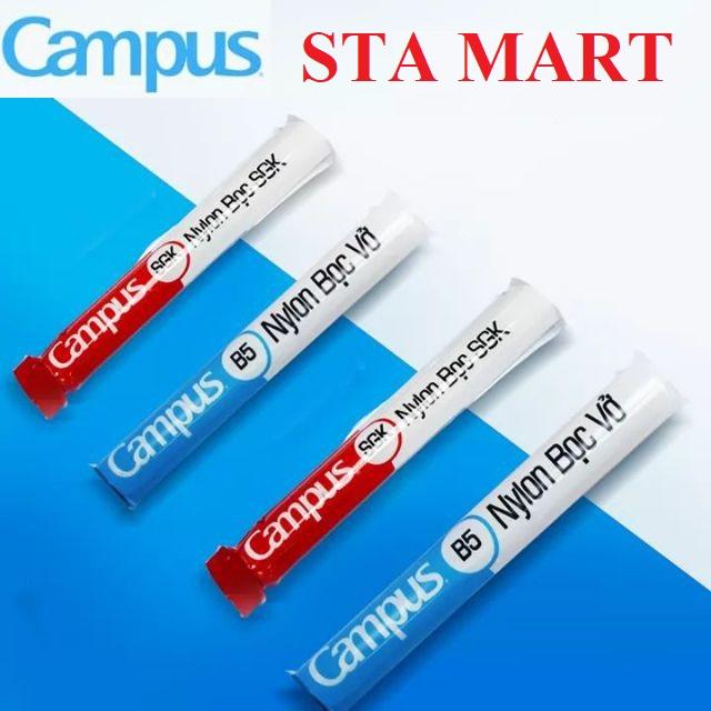 Bọc Sách / Bọc Vở nylon khổ B5 Campus NC-NTB-10-3, Túi 10 cái