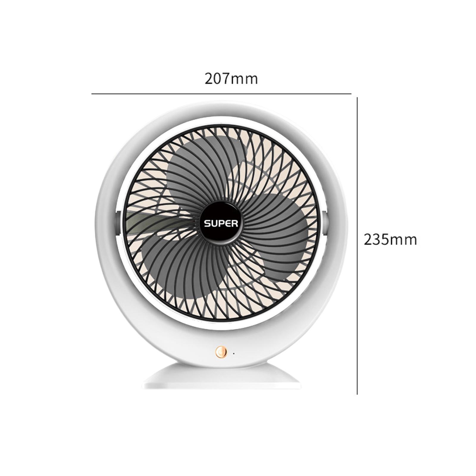 Desktop Fan 3 Speeds Wind USB Rechargeable Mini Fan for office travel Indoor