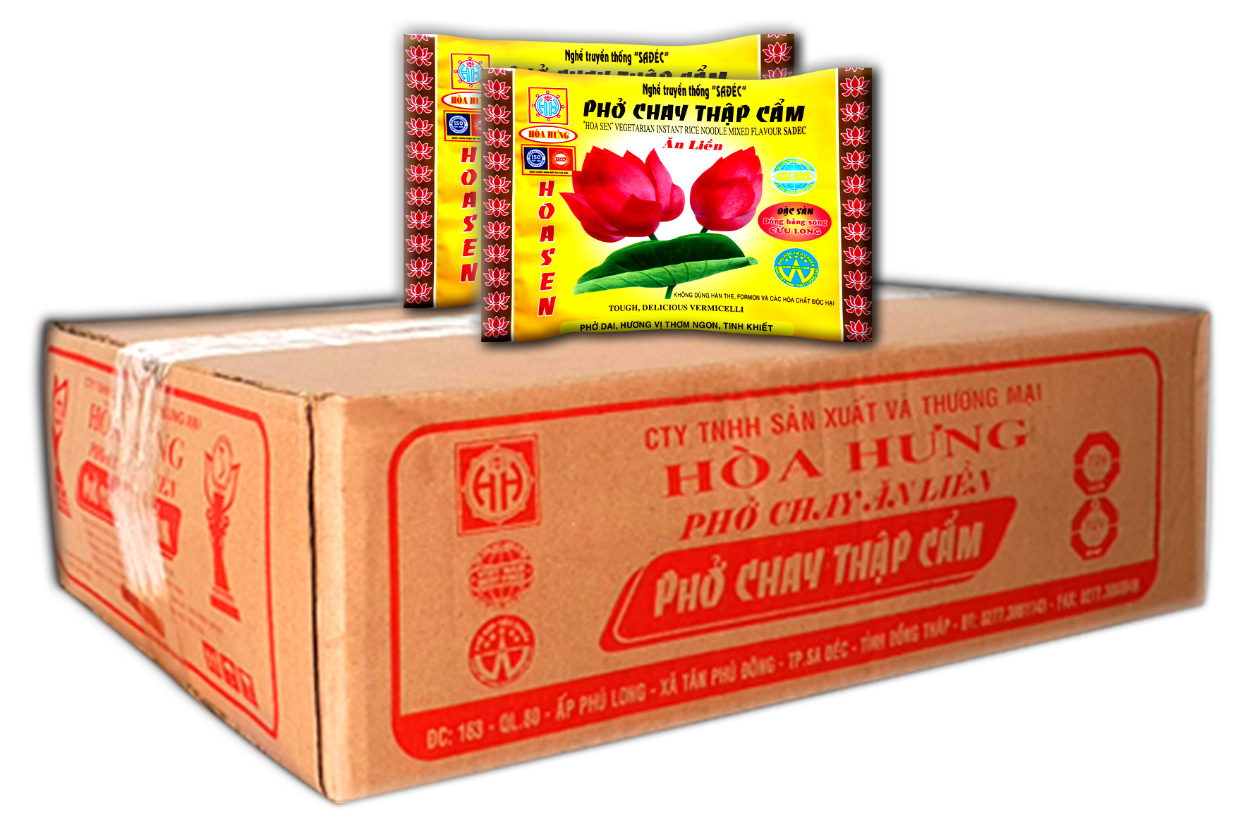 Thùng 30 gói phở chay thập cẩm