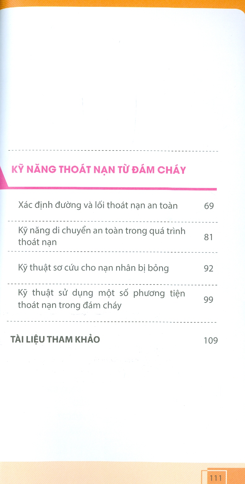 Cháy – Kỹ năng phòng và Thoát nạn