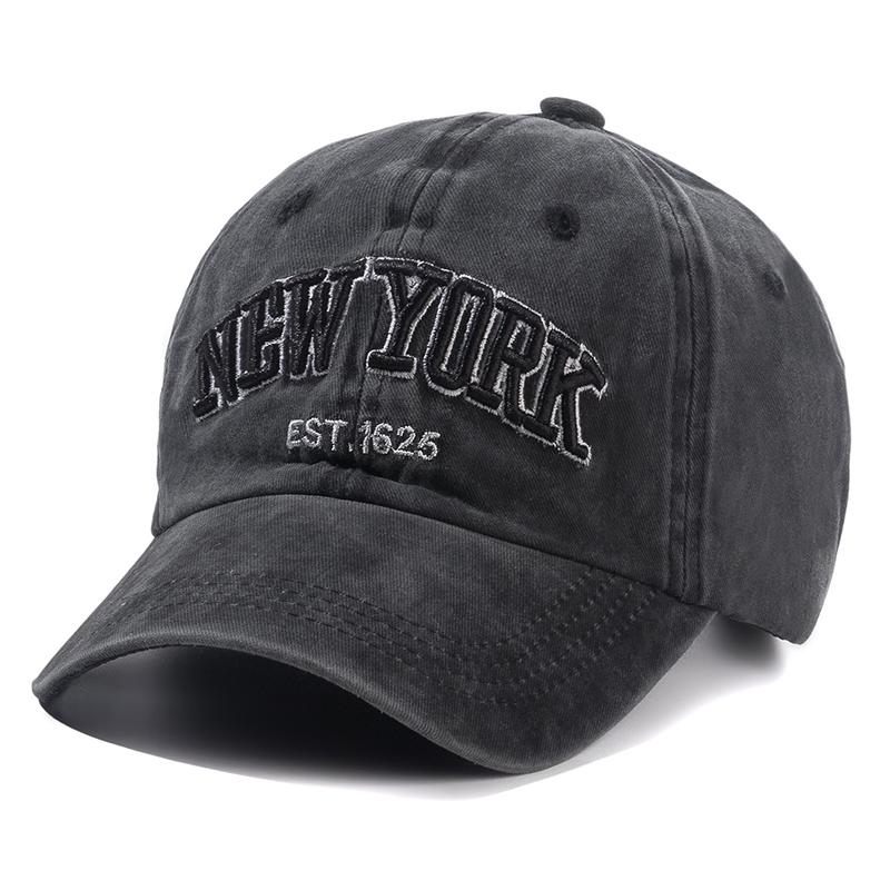 Thương hiệu New York rửa mũ bông cho nam giới Gorras Snapback Mũ bóng chày Casquette Dad Hat ngoài trời Color: Khaki