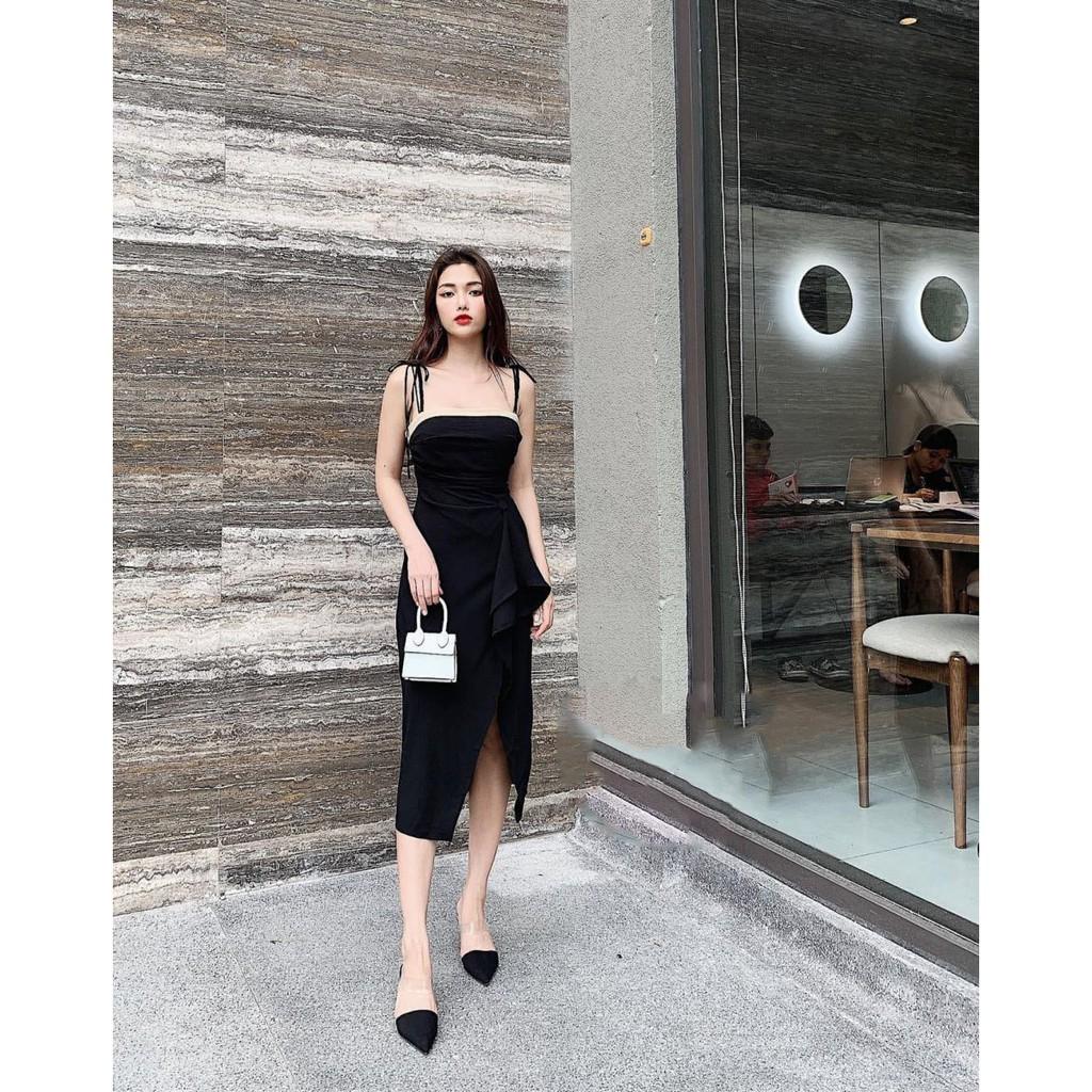 Đầm Cúp Ngực Thắt Nơ Vai HIHOL Mẫu Mới