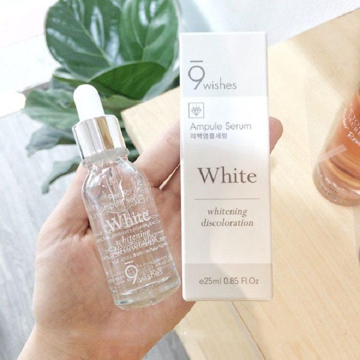 Tinh Chất Dưỡng Sáng Da 9Wishes White Ampule Serum 25mL