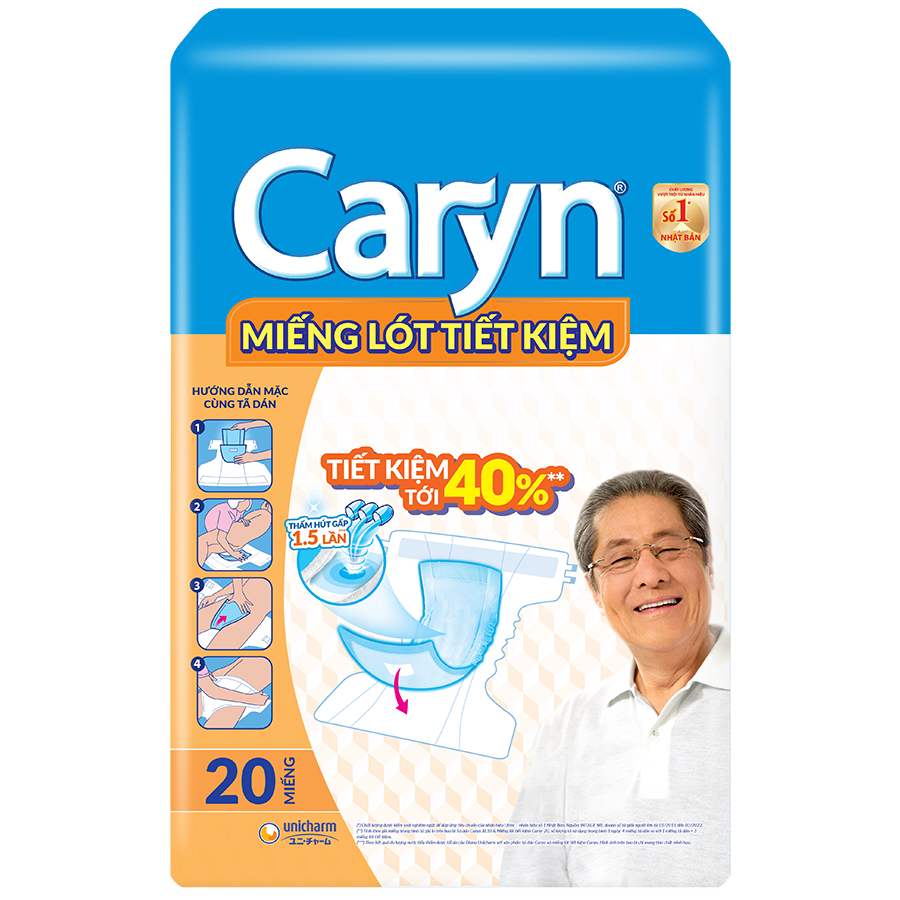 Miếng Lót Bổ Sung Caryn Dành Cho Người Lớn 20M