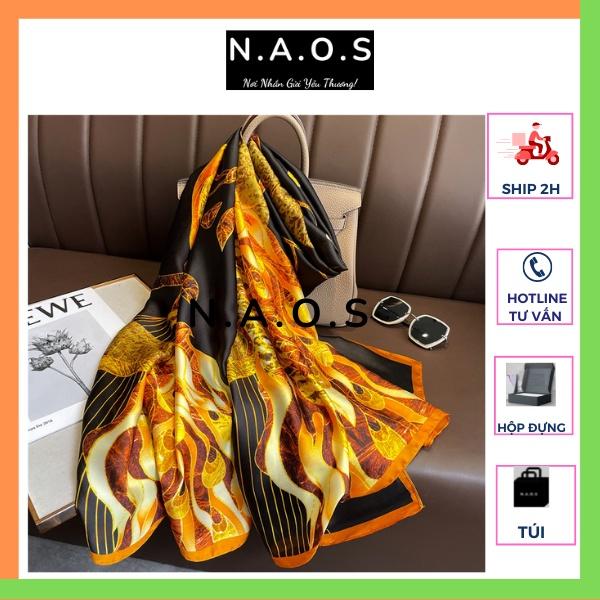 -Khăn Quàng Cổ Lụa Silk, Chất Khăn Siêu Nhẹ, Mềm Và Cực Mát-Qùa tặng 20/10-quà tặng sinh nhật-quà tặn