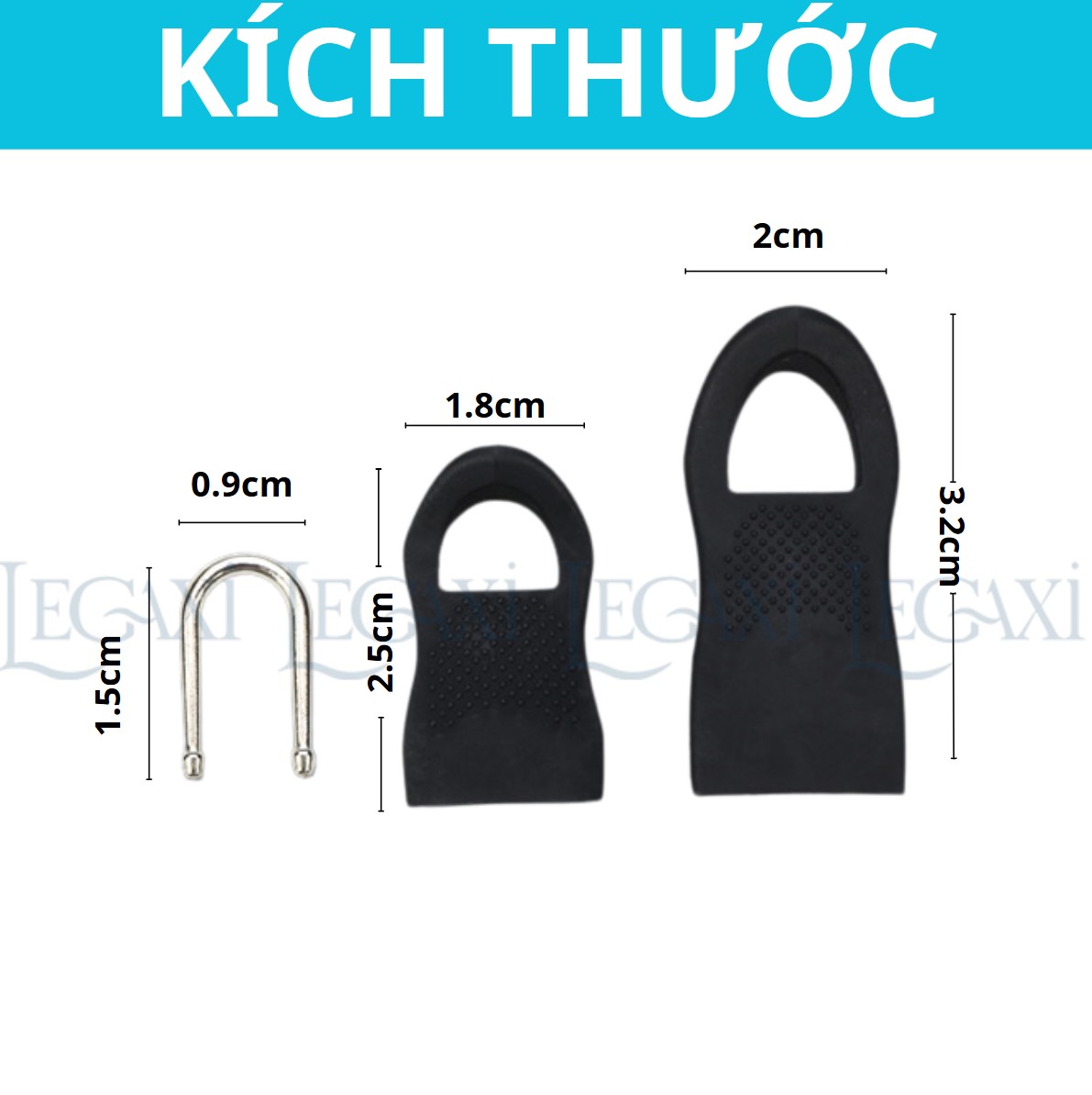 Móc Khóa Zip Kéo Thay Thế Bằng Nhựa Kim Loại Có Thể Tháo Rời Cho Balo Túi Xách, Vali, Áo Khoác, Quần