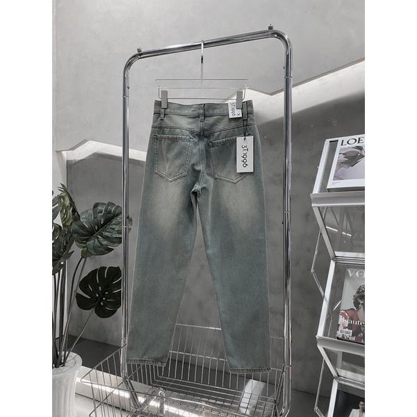 quần baggy jeans unisex form suông