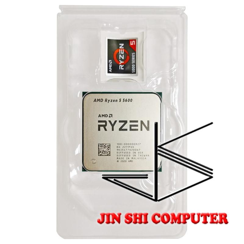 MỚI AMD Ryzen 5 5600 R5 5600 3.5 GHz 6 Nhân 12 Luồng 7NM L3 = 32M 100-000000927 Ổ Cắm AM4 Không Quạt