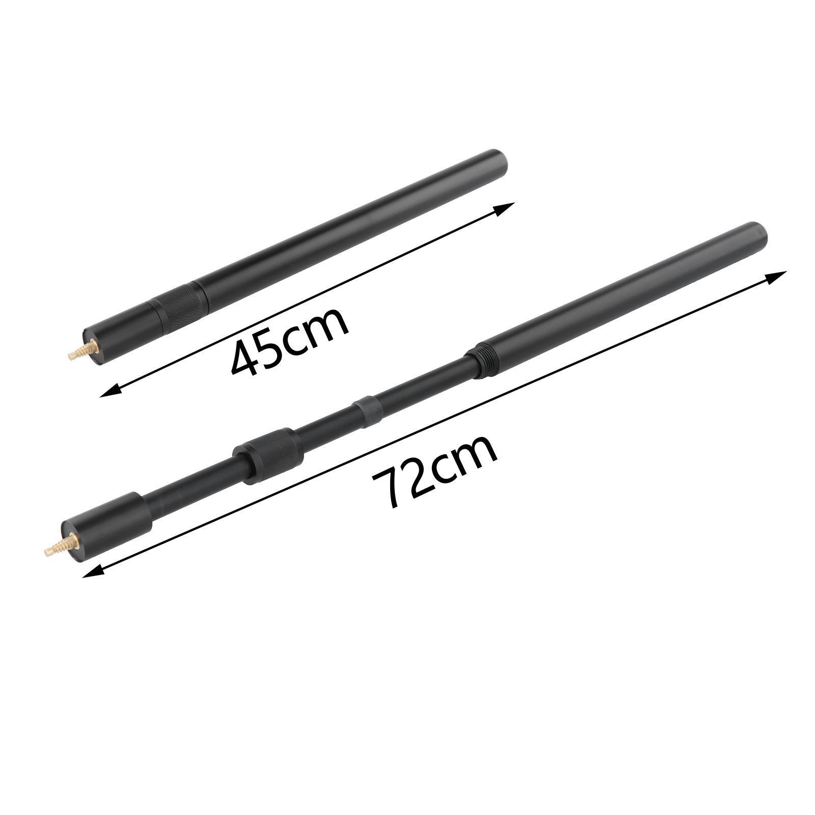 2x Ultralight Pool Cue Extender Billiards Snooker Cue Extension Accessory