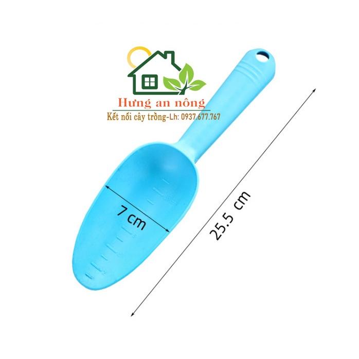 L1 - Xẻng nhựa PP cao cấp dùng xúc dất chăm sóc vườn có 4 màu