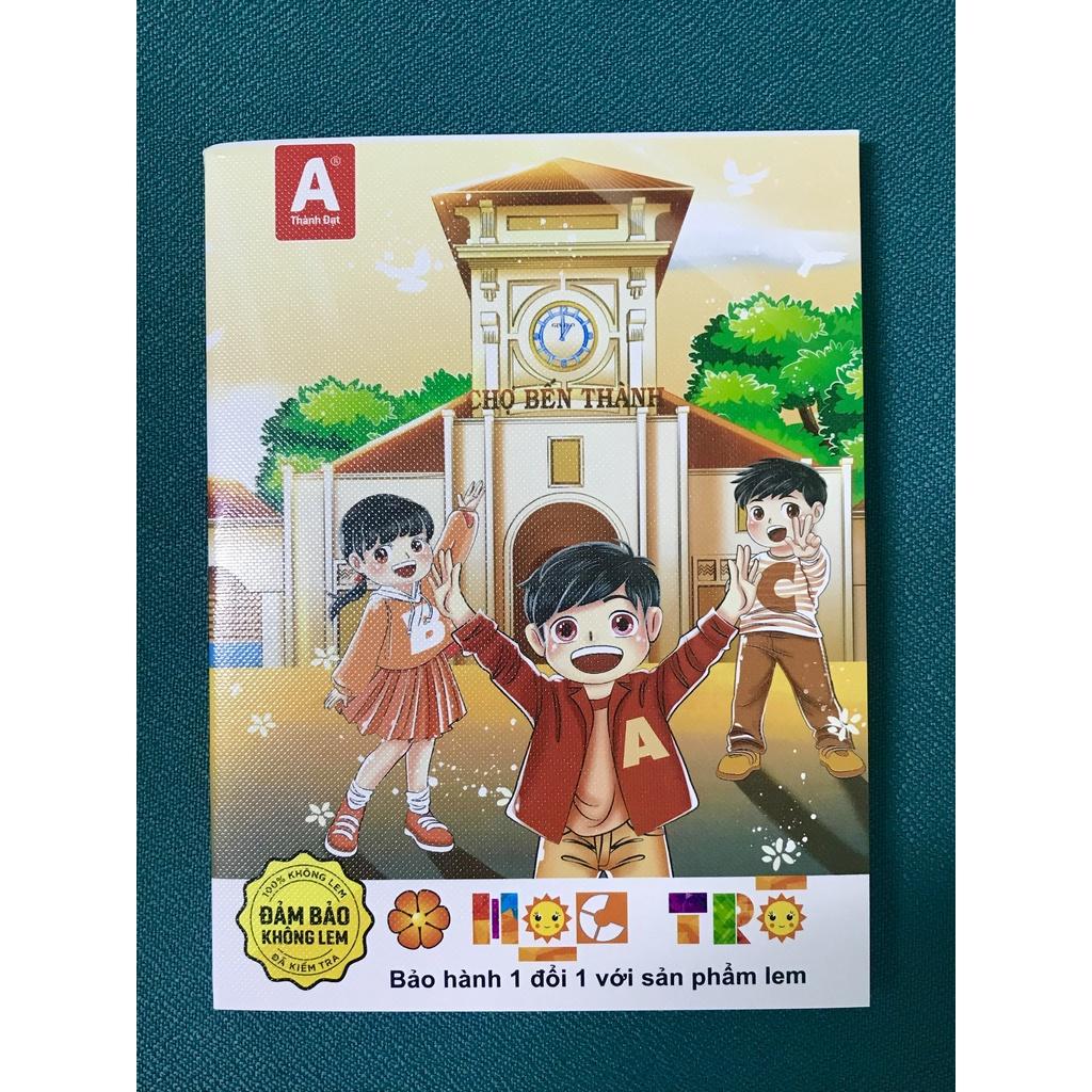 Tập Học Sinh 200 Trang Cao Cấp THÀNH ĐẠT A 4-5 Ô Ly Định Lượng 70&80 gms