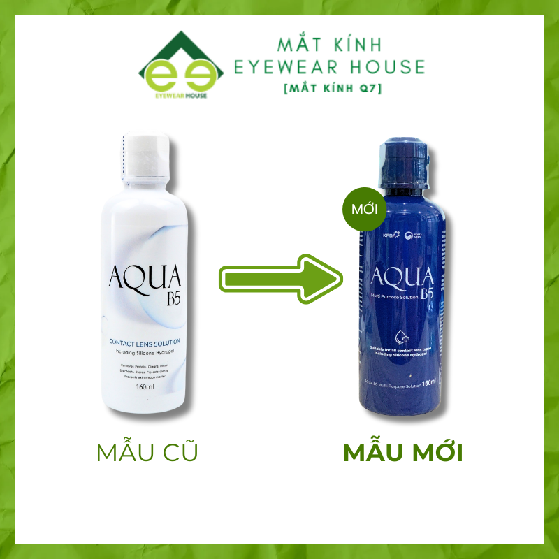 Nước ngâm lens Aqua 160ml