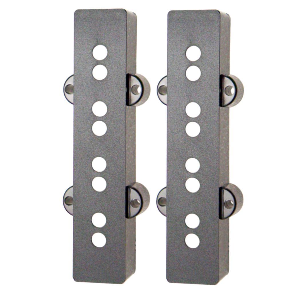 2-4pack Open Holes 4 String Pickup Covers for JB Style Guitar Jazz Bass