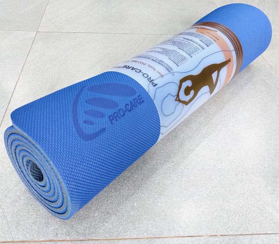 Thảm tập yoga Pro-Care định tuyến TPE 2 lớp 6mm
