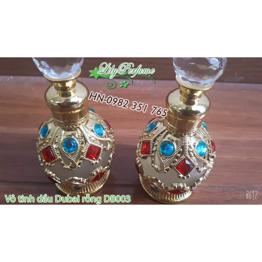 Lọ chiết tinh dầu Dubai sang trọng 20ml DB002