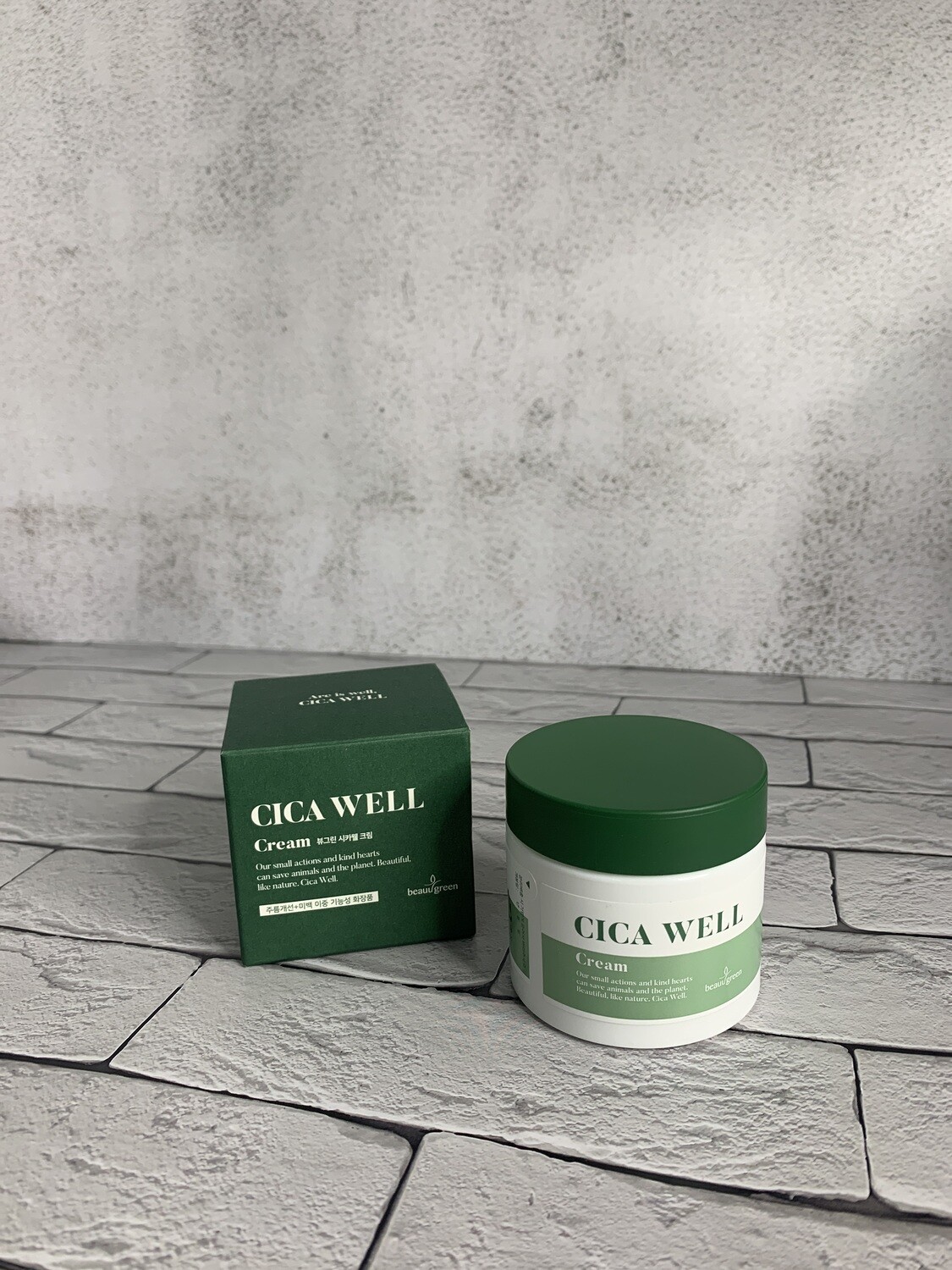 Kem dưỡng ẩm làm dịu da Beauugreen Cica Well Cream 50ml